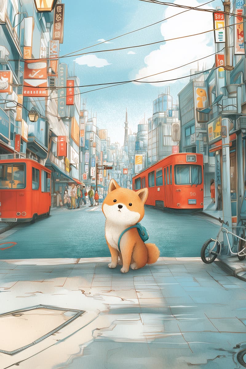 Shiba in Tokyo