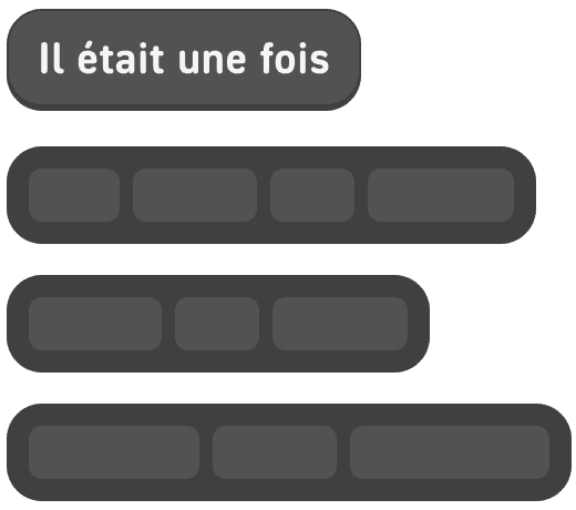 Facile de se concentrer. Ligne par ligne.