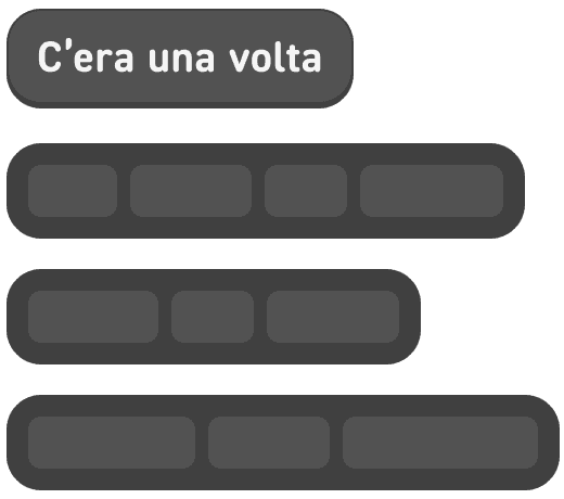 Facile concentrarsi. Riga per riga.