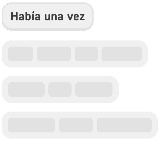 Fácil de concentrarse. Línea por línea.